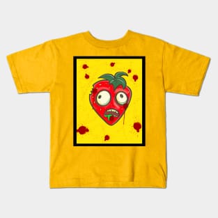Zombie Strawberry Kids T-Shirt